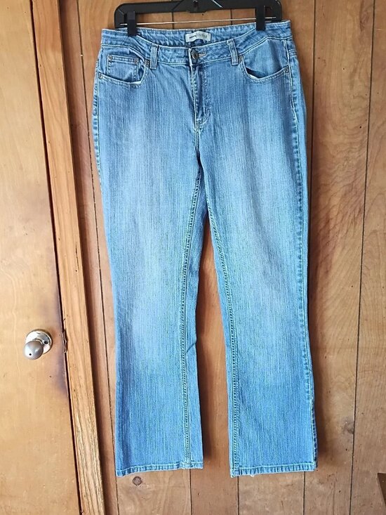 Riders by Lee Denim - Riders by Lee Bootcut Jeans Womens 14L Long Stretch Denim Mid Rise Cotton Blend